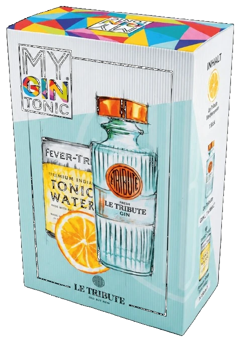 Single Box mit Illusionist Gin, Botanical Orange und Fever-Tree Tonic Water